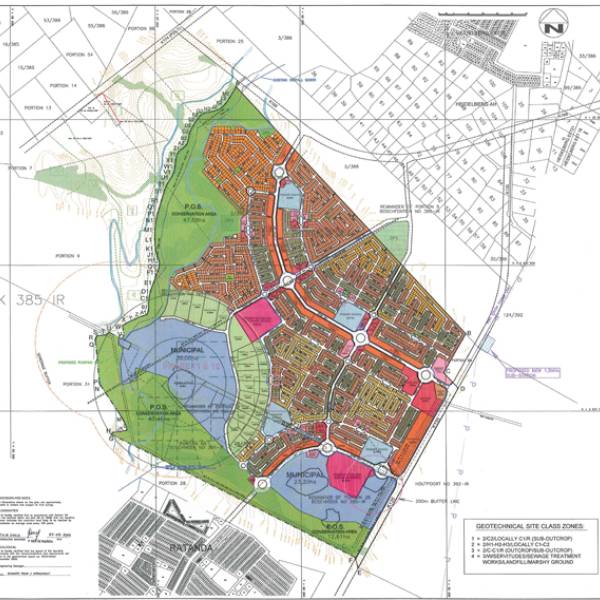 town planning map