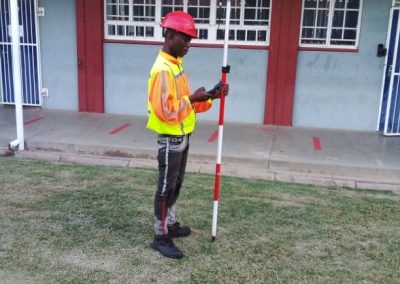 land surveyor at work