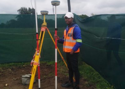 land surveyor at work